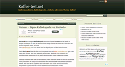 Desktop Screenshot of kaffee-test.net