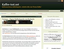 Tablet Screenshot of kaffee-test.net